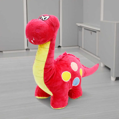 Kırmızı Renk Dinozor Peluş Oyuncak Hediye 45CM