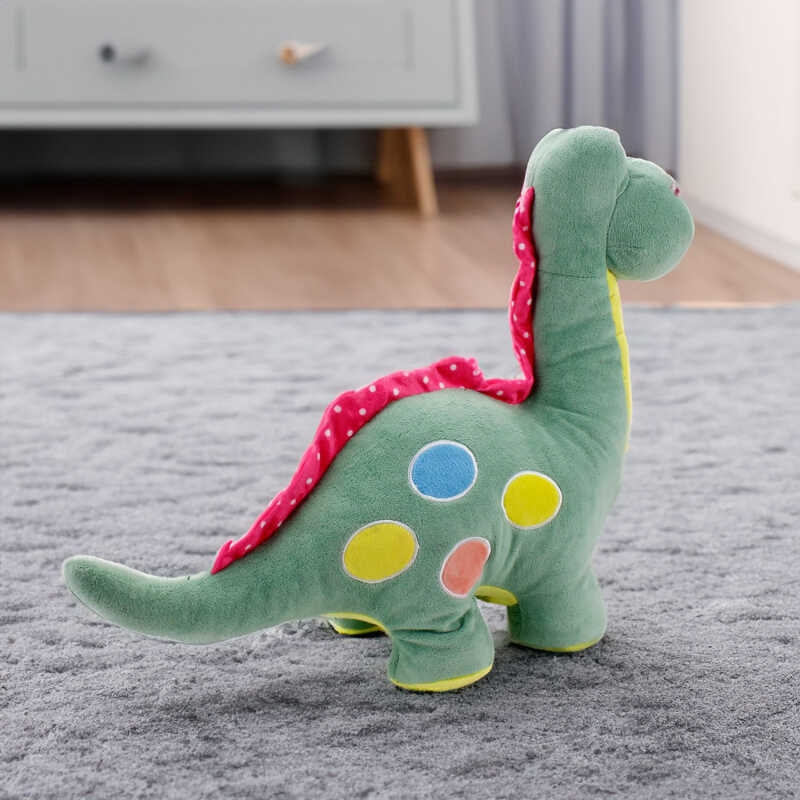 Yeşil Renk Dinozor Peluş Oyuncak Hediye 45CM